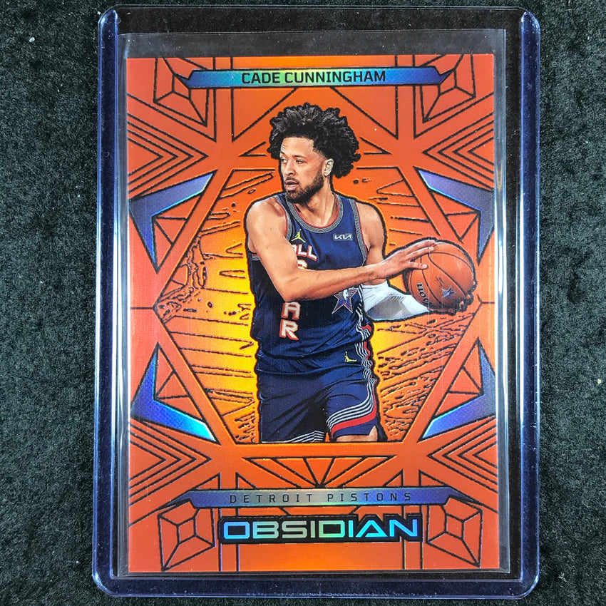 2024-25 Obsidian CADE CUNNINGHAM Base Orange Flood 60/125 #199