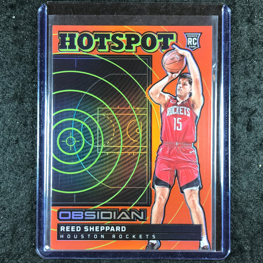 2024-25 Obsidian REED SHEPPARD Hotspot Rookie Orange Flood 58/99 #2