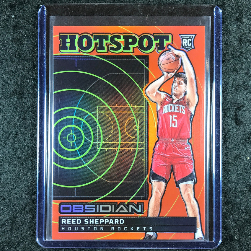 2024-25 Obsidian REED SHEPPARD Hotspot Rookie Orange Flood 74/99 #2