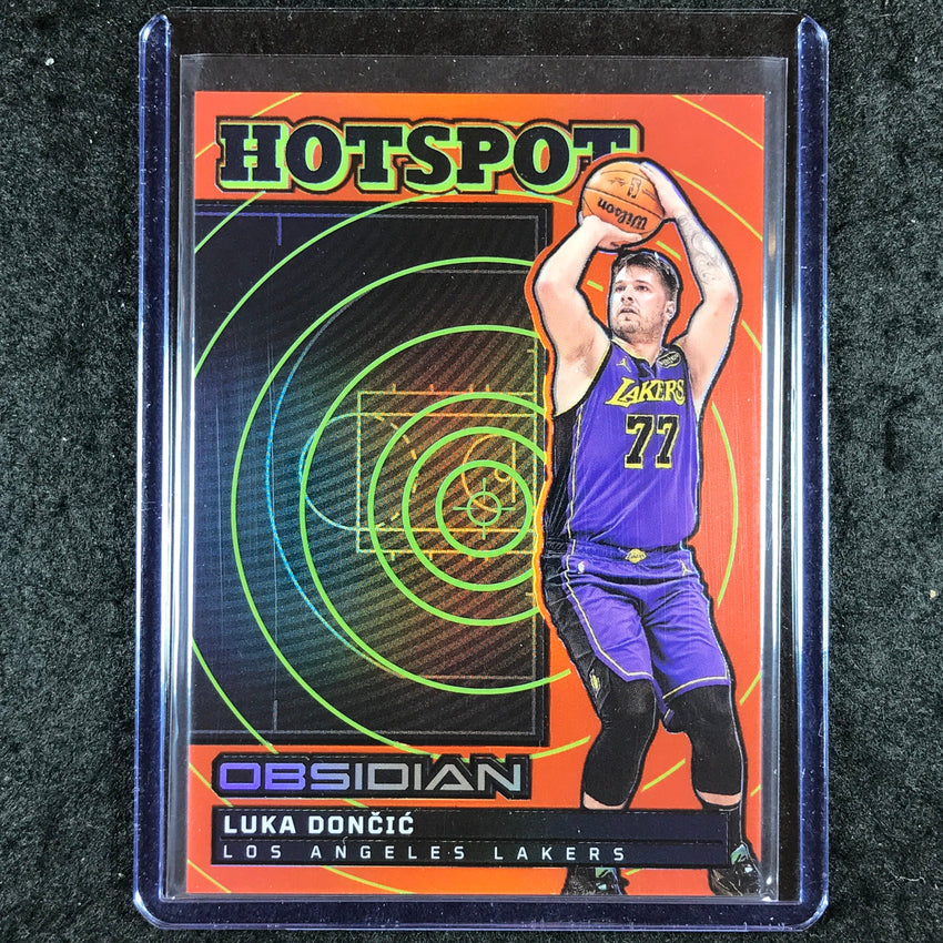2024-25 Obsidian LUKA DONCIC Hotspot Orange Flood 76/99 #12