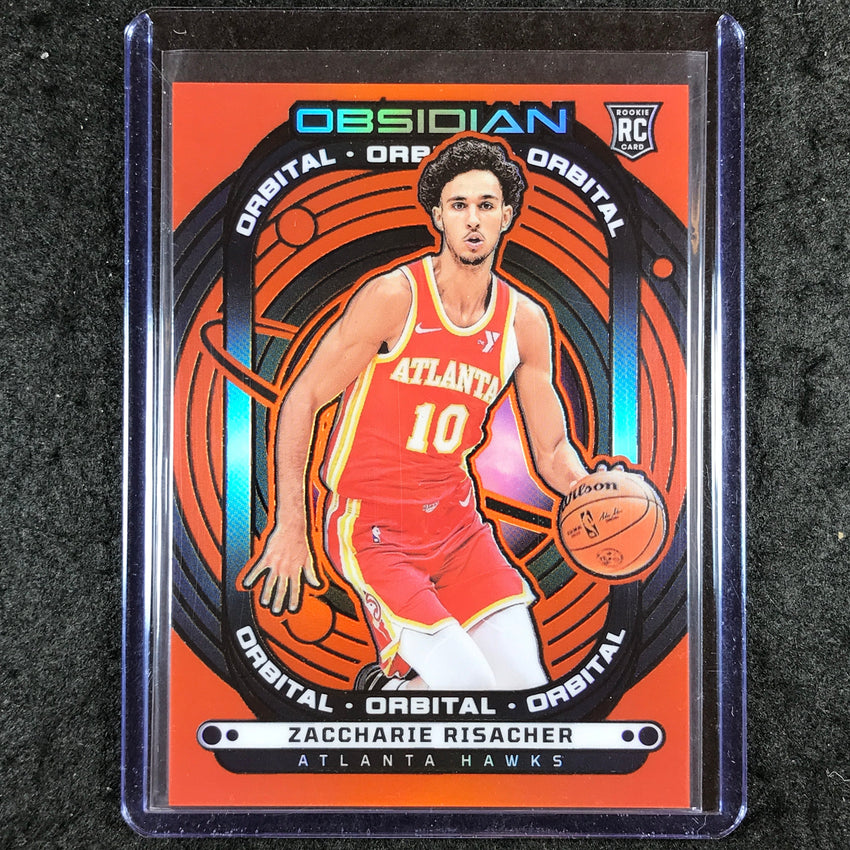 2024-25 Obsidian ZACCHARIE RISACHER Orbital Rookie Orange Flood 39/99 #8