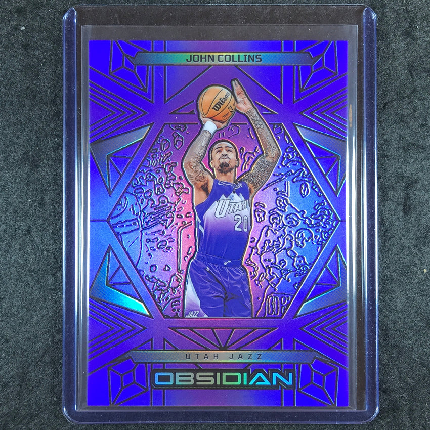 2024-25 Obsidian JOHN COLLINS Base Purple Flood 42/75 #10