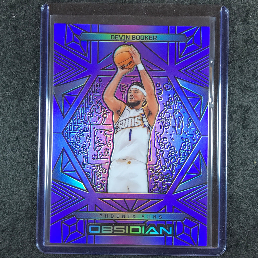 2024-25 Obsidian DEVIN BOOKER Base Purple Flood 59/75 #20