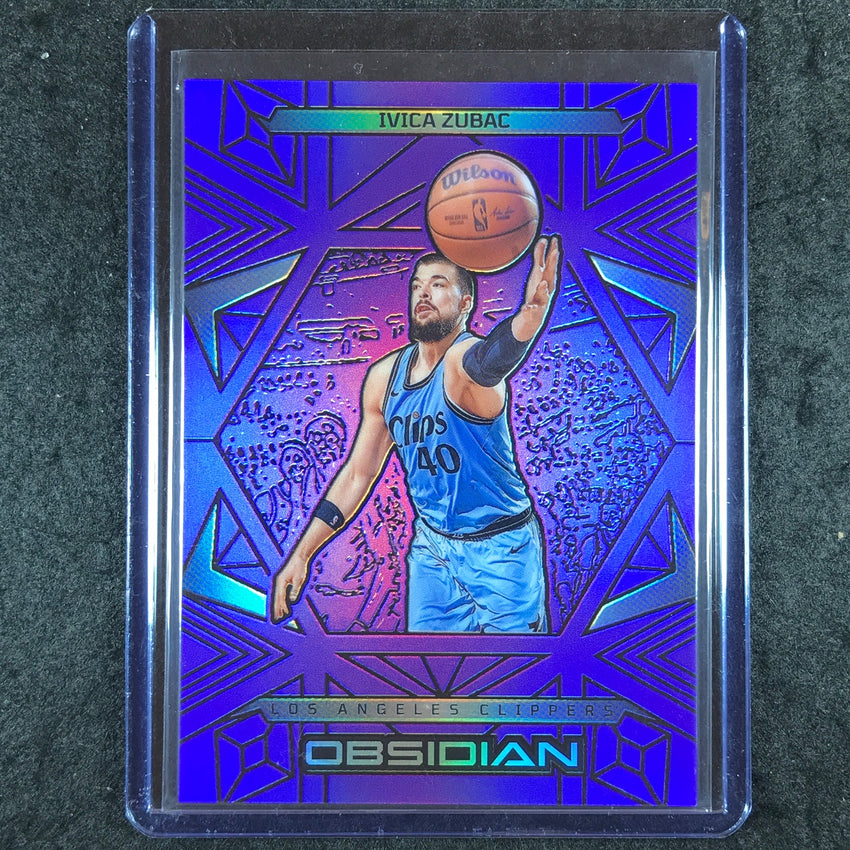2024-25 Obsidian IVICA ZUBAC Base Purple Flood 58/75 #64