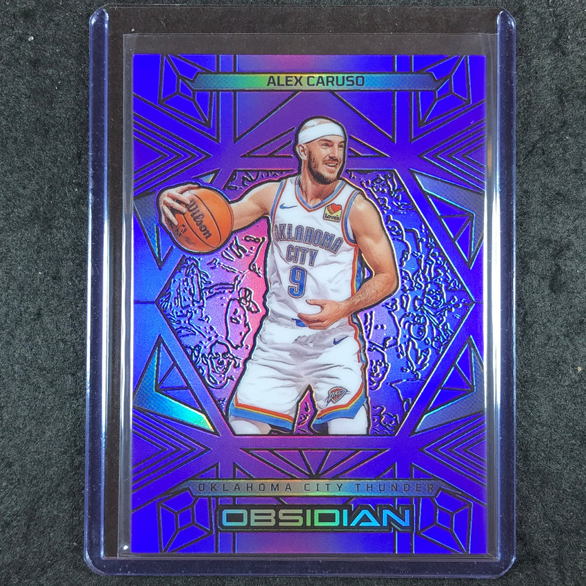 2024-25 Obsidian ALEX CARUSO Base Purple Flood 49/75 #80