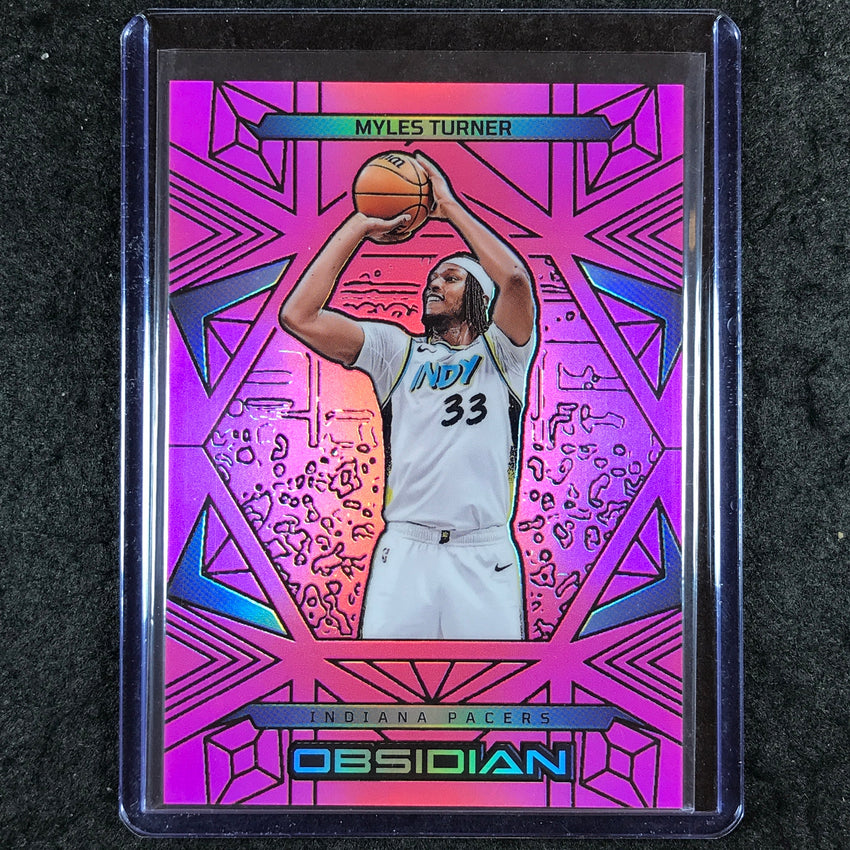 2024-25 Obsidian MYLES TURNER Base Pink Flood 32/49 #32
