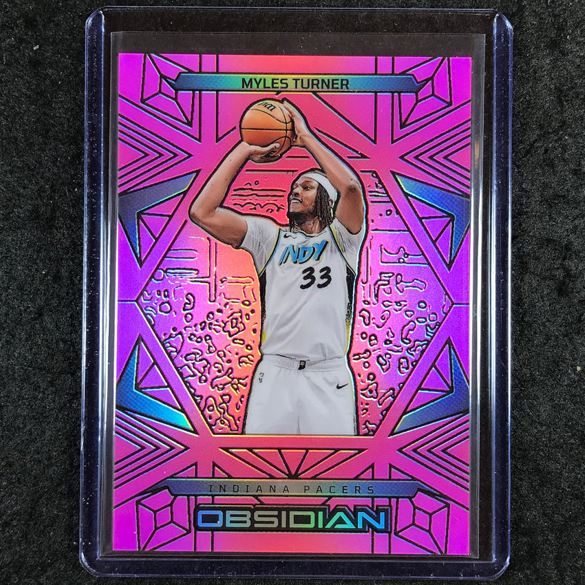 2024-25 Obsidian MYLES TURNER Base Pink Flood 46/49 #32