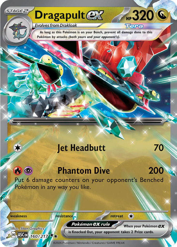 Dragapult ex - ( 160 ) - Double Rare - Pokemon ME Ascended Heroes