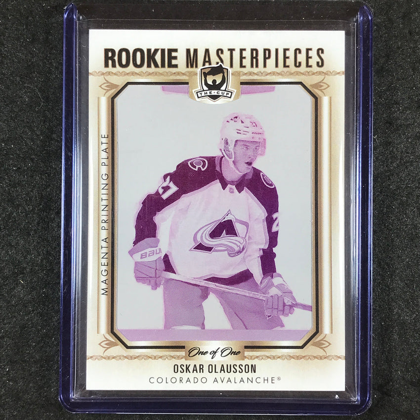 2022-23 The Cup OSKAR OLAUSSON Rookie Masterpieces Printing Plate Magenta 1/1