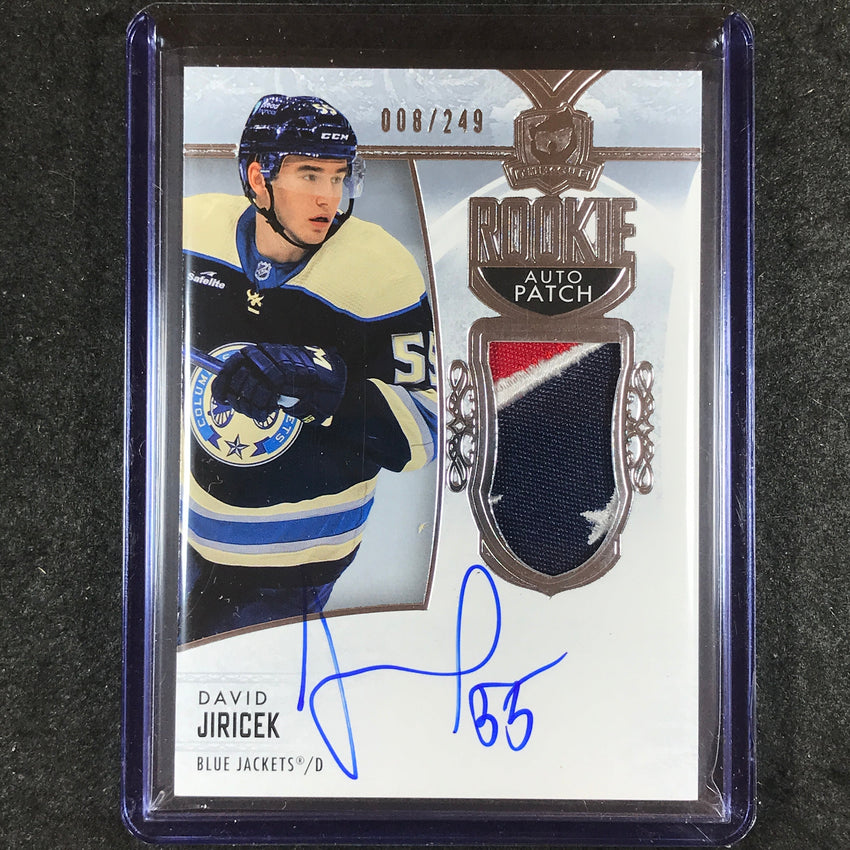 2022-23 The Cup Hockey DAVID JIRICEK Base Rookie Patch Auto 8/249 #111