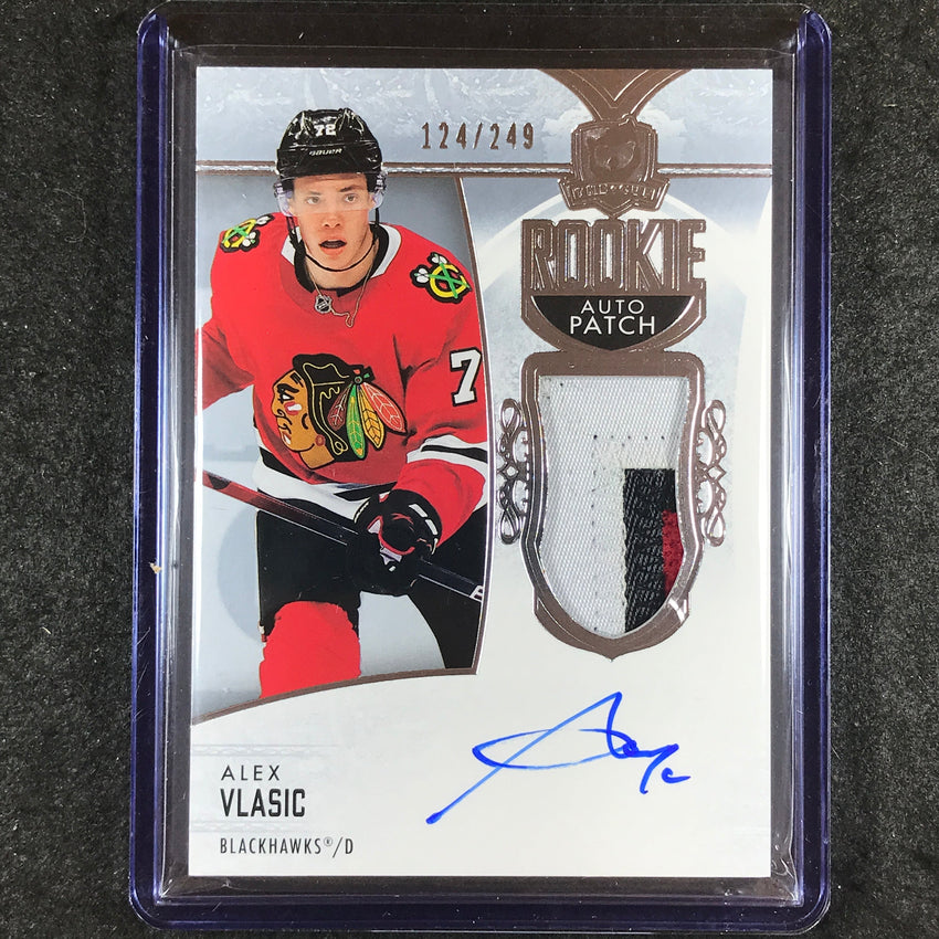 2022-23 The Cup Hockey ALEX VLASIC Base Rookie Patch Auto 124/249 #118