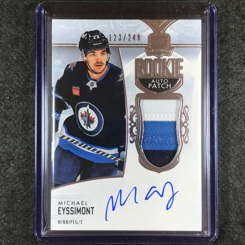2022-23 The Cup Hockey MICHAEL EYSSIMONT Base Rookie Patch Auto 123/249 #129
