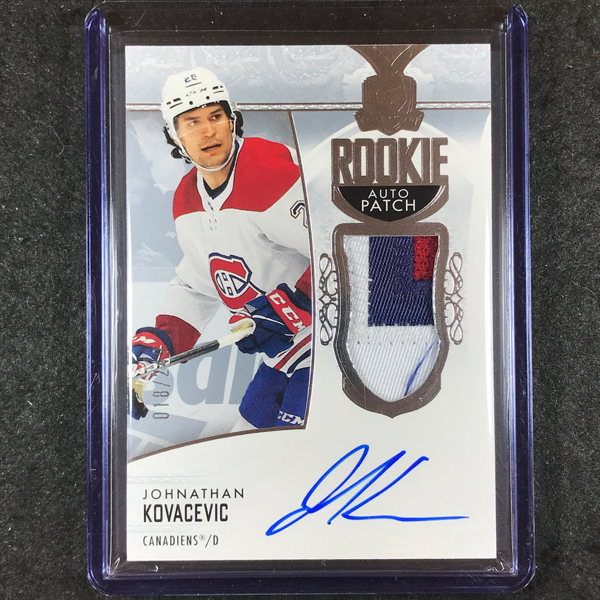 2022-23 The Cup Hockey JOHNATHAN KOVACEVIC Base Rookie Patch Auto 18/249 #176