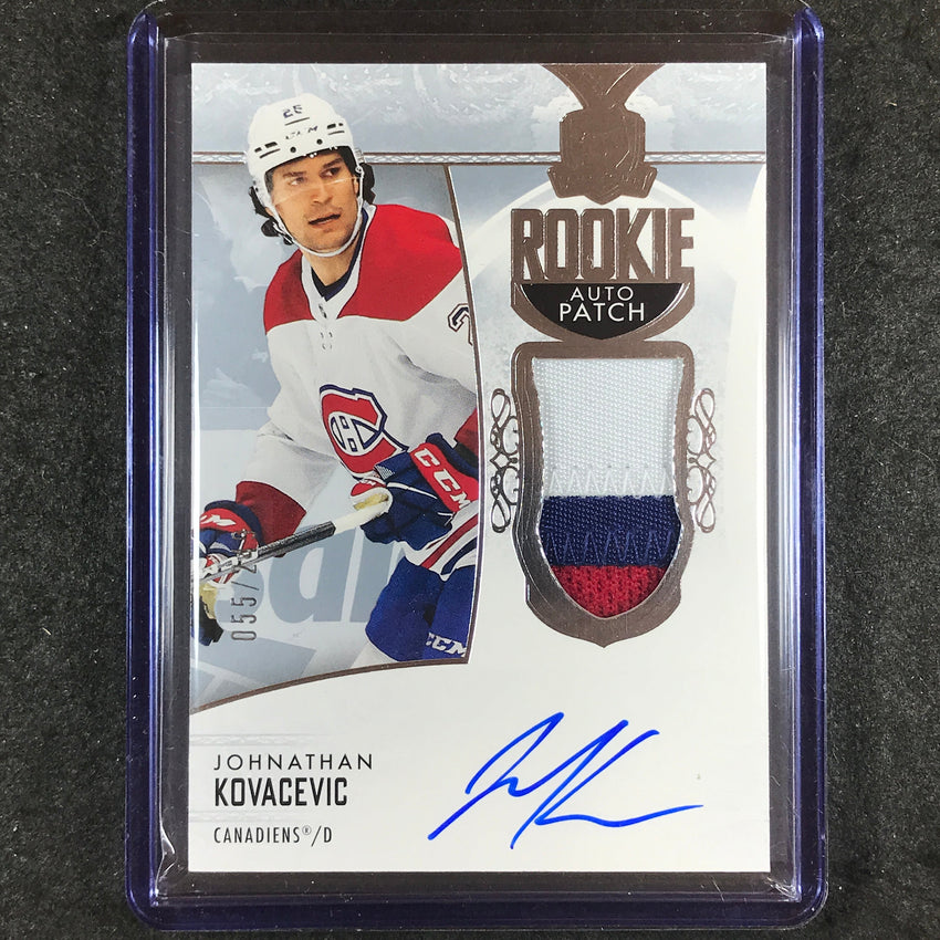 2022-23 The Cup Hockey JOHNATHAN KOVACEVIC Base Rookie Patch Auto 55/249 #176