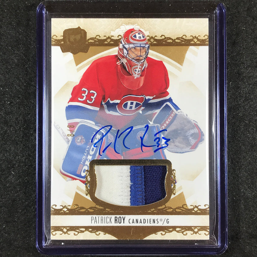 2022-23 The Cup Hockey PATRICK ROY Base Gold Foil Auto 8/8 #36