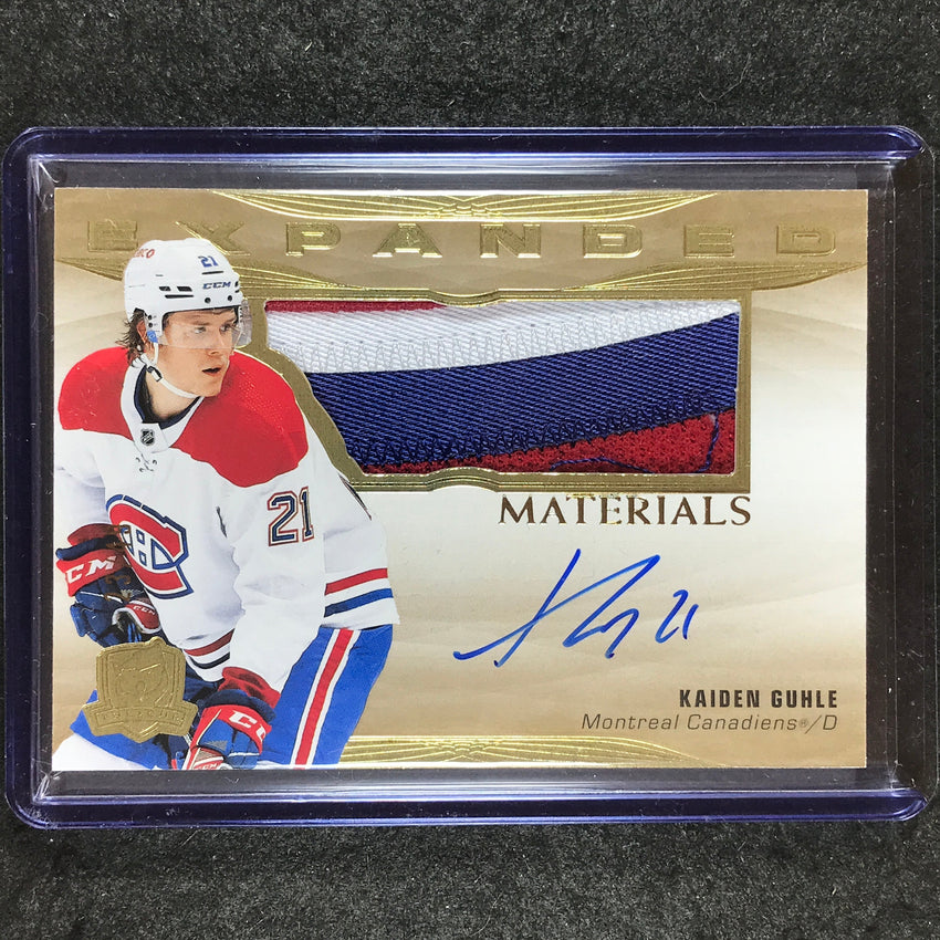 2022-23 The Cup Hockey KAIDEN GUHLE Expanded Materials Rookie Patch Auto 23/49