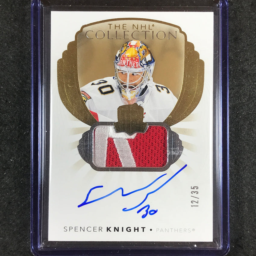 2022-23 The Cup SPENCER KNIGHT 21-22 Update The NHL Collection Patch Auto 12/35