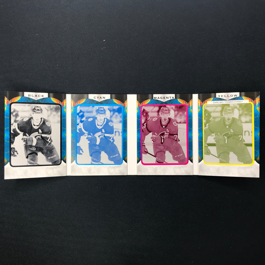 2022-23 The Cup Hockey THOMAS CHABOT Printing Plate Booklet 1/1 #381