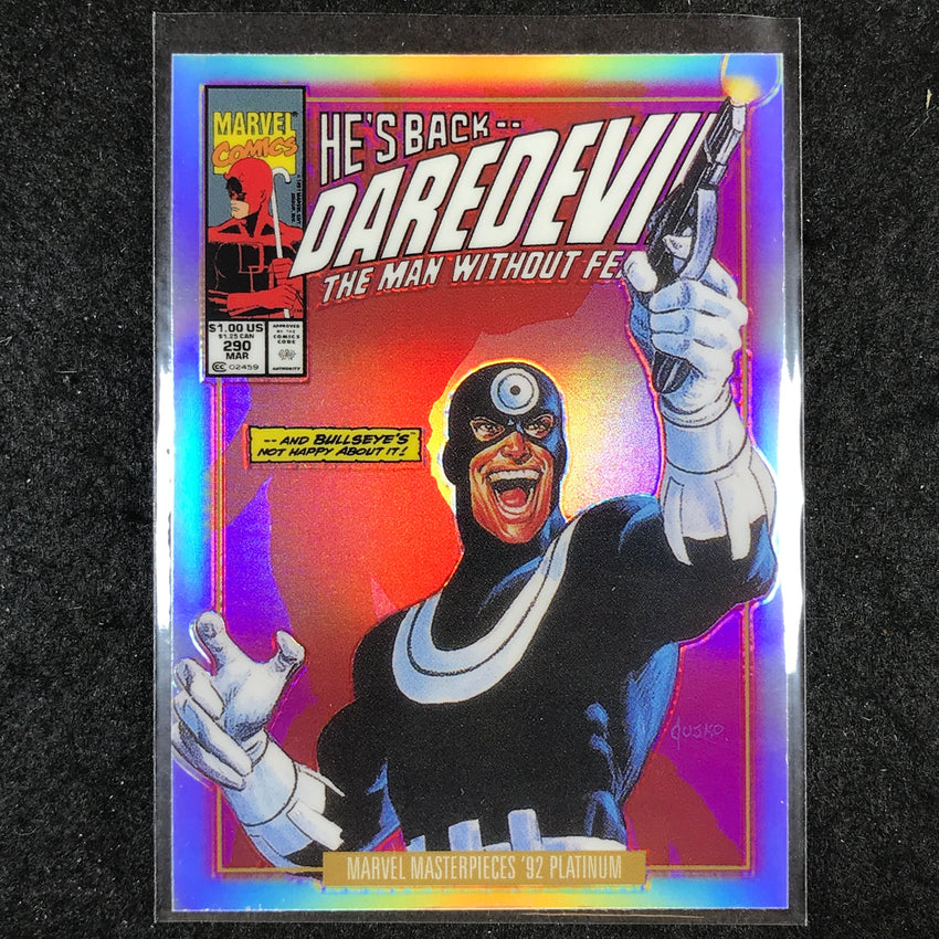 2024 Marvel Masterpieces '92 Platinum BULLSEYE Variant Cover Rainbow #19