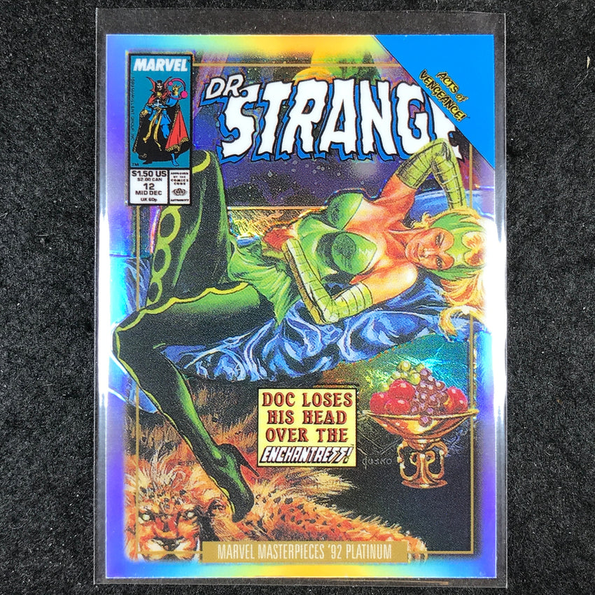 2024 Marvel Masterpieces '92 Platinum ENCHANTRESS Variant Cover Rainbow #21