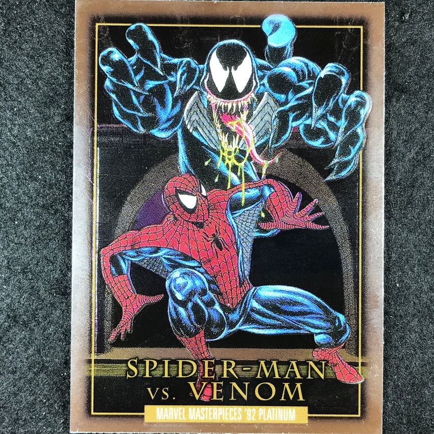 2024 Marvel Masterpieces '92 Platinum SPIDER-MAN VS. VENOM Battle Spectrum #4