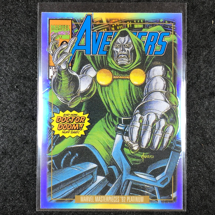 2024 Marvel Masterpieces '92 Platinum DOCTOR DOOM Variant Cover Rainbow #26