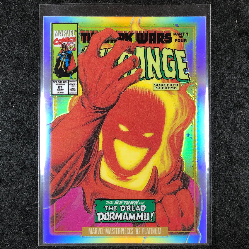 2024 Marvel Masterpieces '92 Platinum DORMAMMU Variant Cover Rainbow #27
