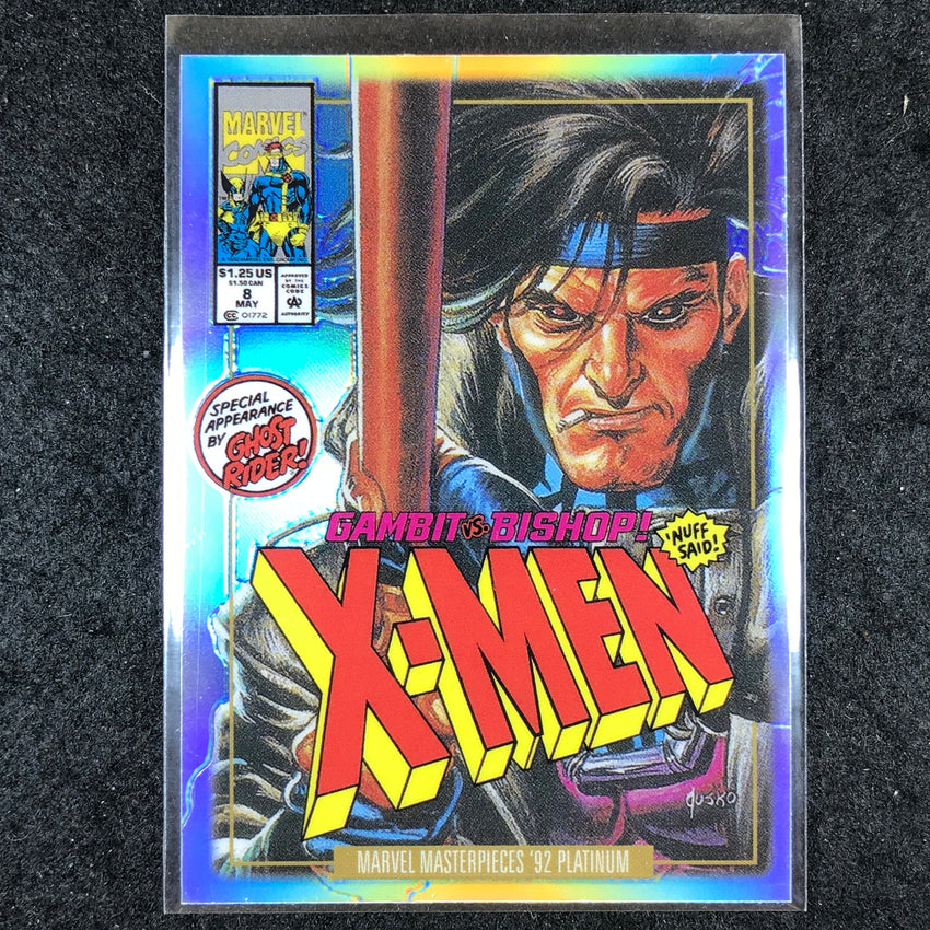 2024 Marvel Masterpieces '92 Platinum GAMBIT Variant Cover Rainbow #29