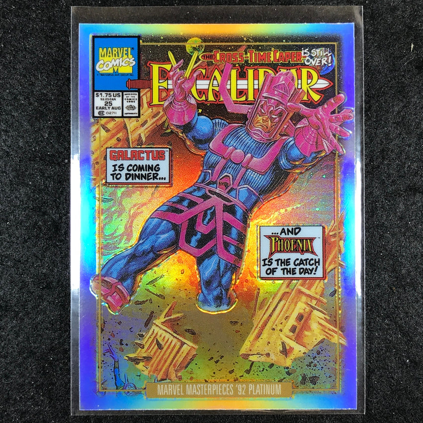 2024 Marvel Masterpieces '92 Platinum GALACTUS Variant Cover Rainbow #30