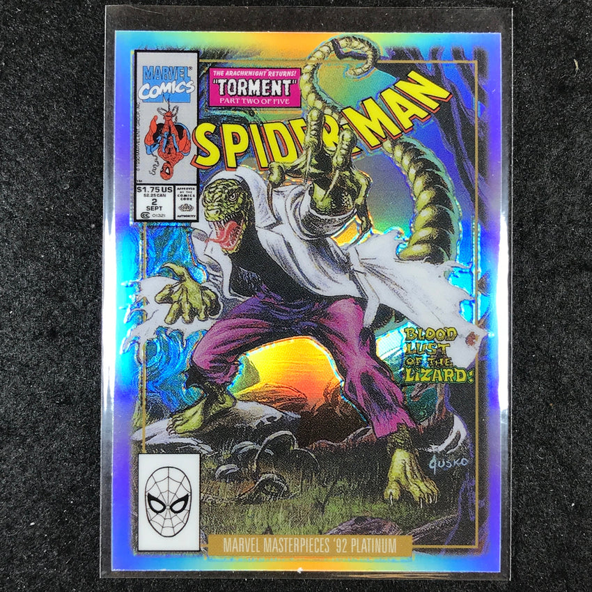 2024 Marvel Masterpieces '92 Platinum LIZARD Variant Cover Rainbow #41