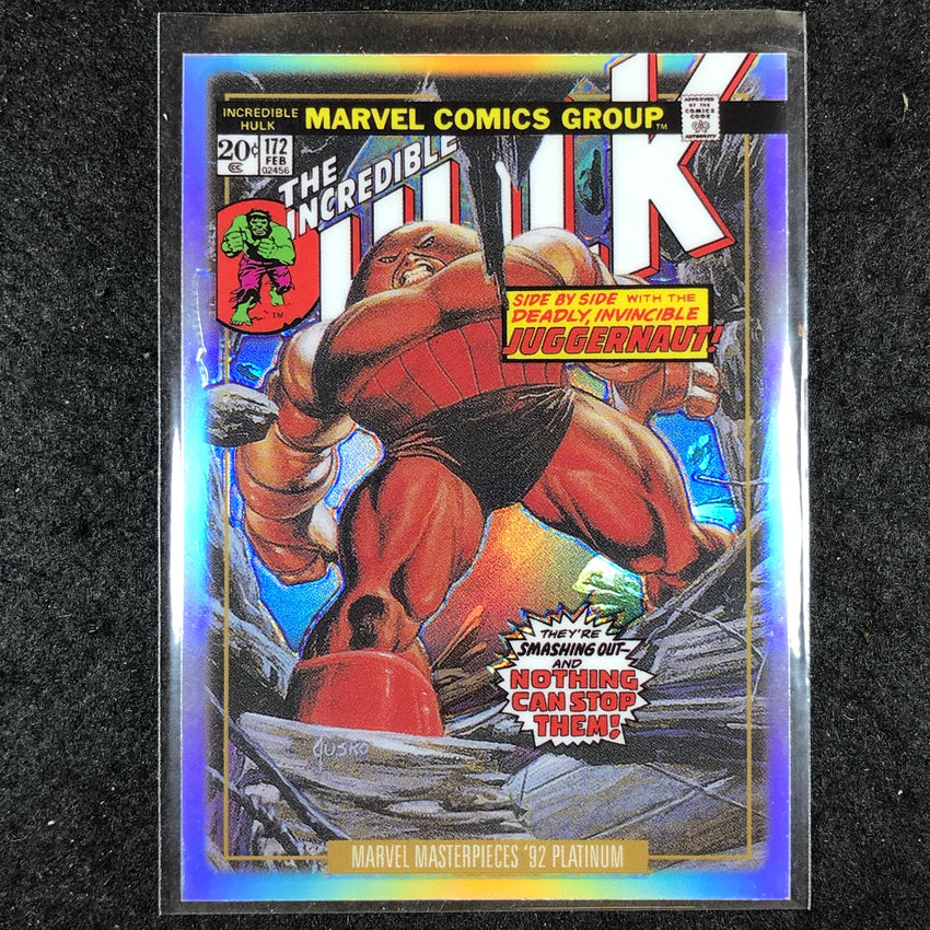 2024 Marvel Masterpieces '92 Platinum JUGGERNAUT Variant Cover Rainbow #45
