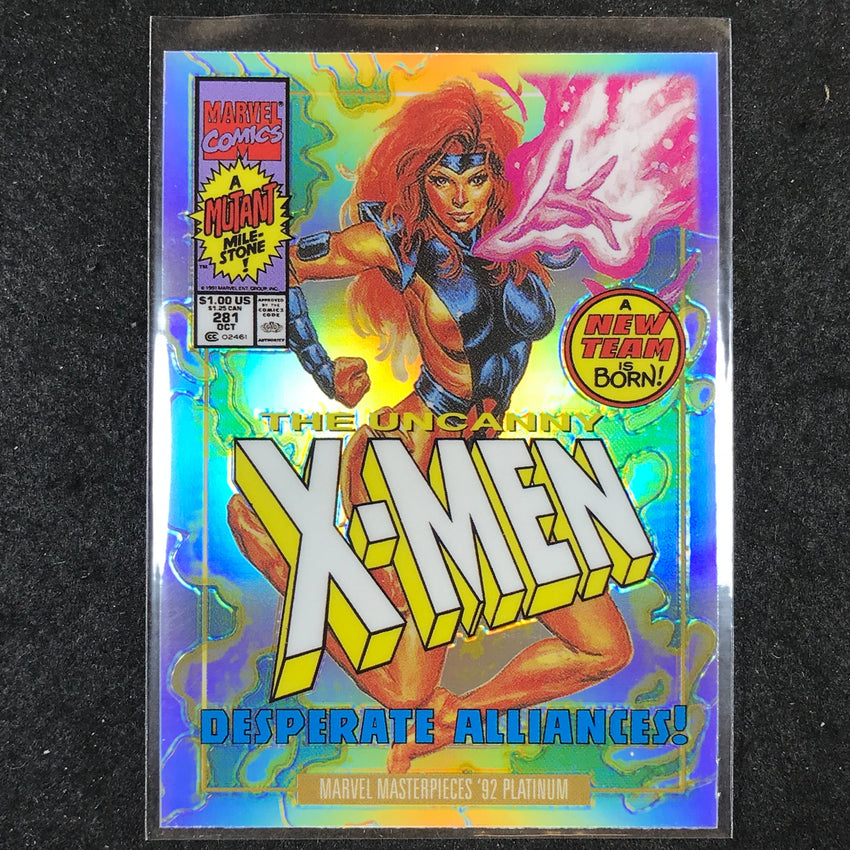2024 Marvel Masterpieces '92 Platinum JEAN GREY Variant Cover Rainbow #46