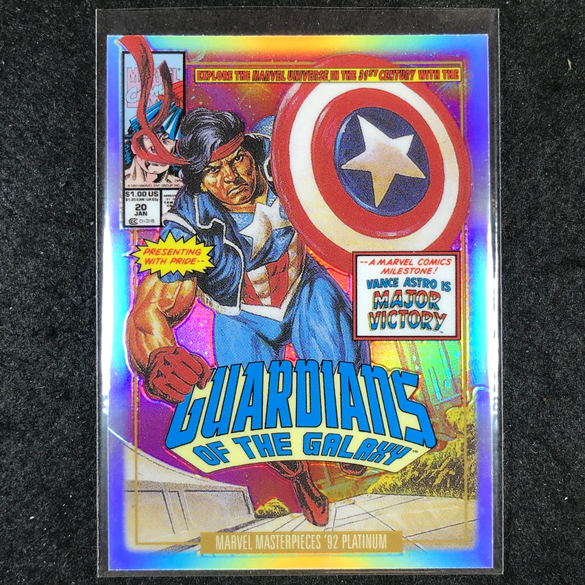 2024 Marvel Masterpieces '92 Platinum MAJOR VICTORY Variant Cover Rainbow #48