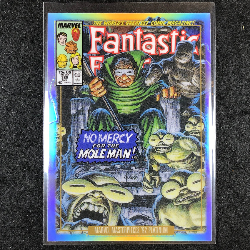 2024 Marvel Masterpieces '92 Platinum MOLE MAN Variant Cover Rainbow #52