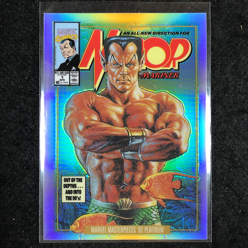 2024 Marvel Masterpieces '92 Platinum NAMOR Variant Cover Rainbow #57