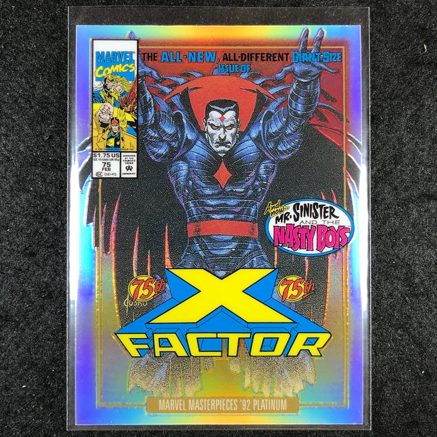 2024 Marvel Masterpieces '92 Platinum MISTER SINISTER Variant Cover Rainbow #58