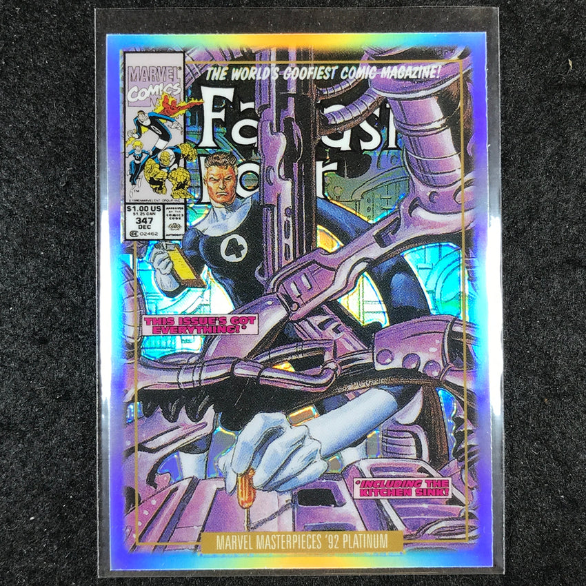 2024 Marvel Masterpieces '92 Platinum MR. FANTASTIC Variant Cover Rainbow #59