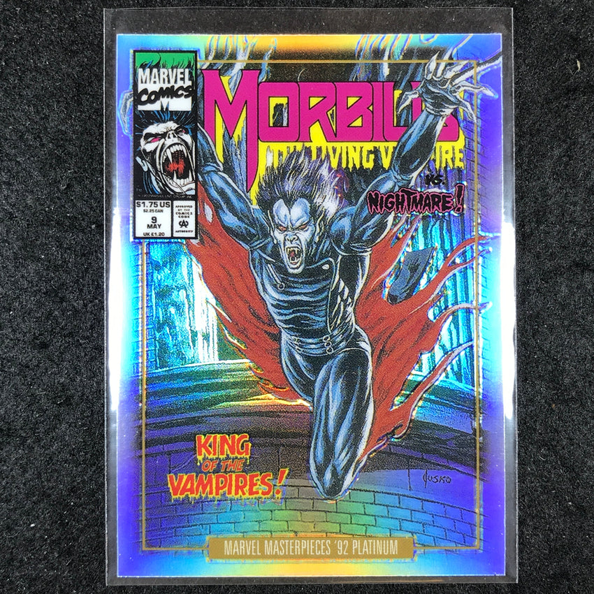 2024 Marvel Masterpieces '92 Platinum MORBIUS Variant Cover Rainbow #60