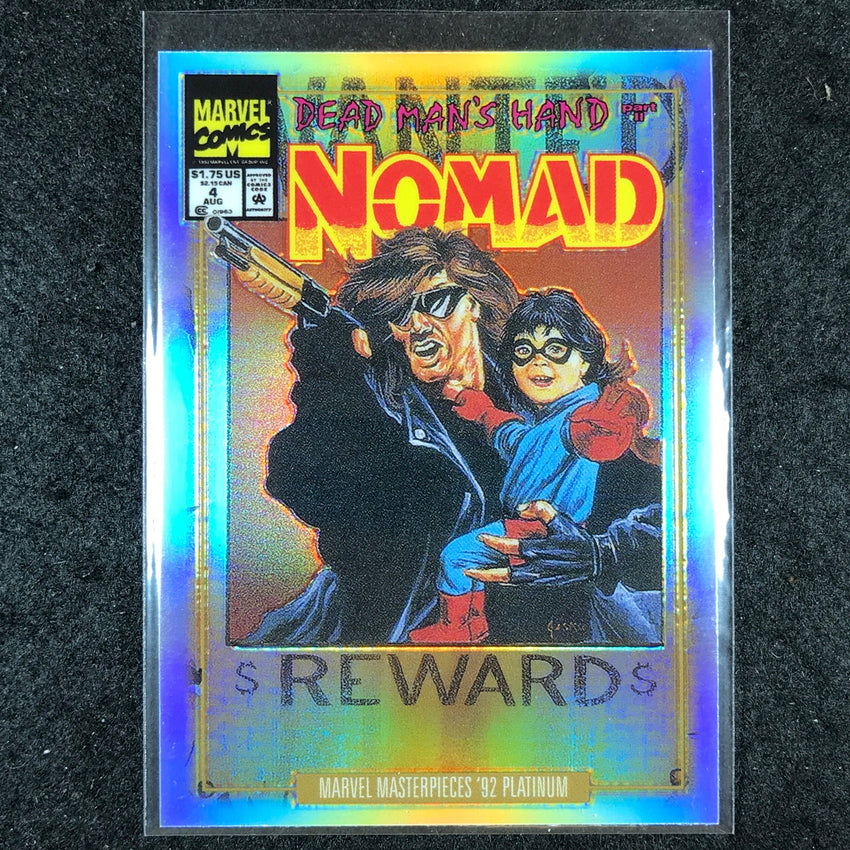 2024 Marvel Masterpieces '92 Platinum NOMAD Variant Cover Rainbow #70