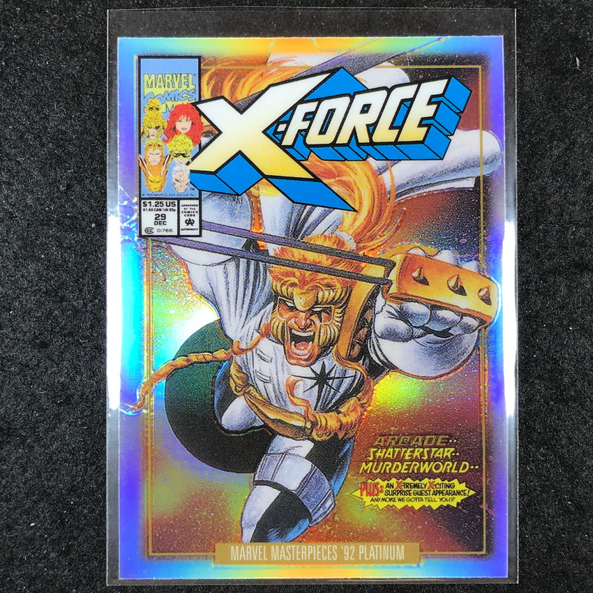 2024 Marvel Masterpieces '92 Platinum SHATTERSTAR Variant Cover Rainbow #74