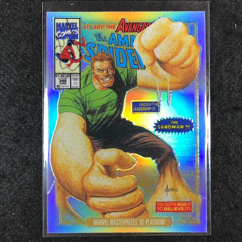 2024 Marvel Masterpieces '92 Platinum SANDMAN Variant Cover Rainbow #77