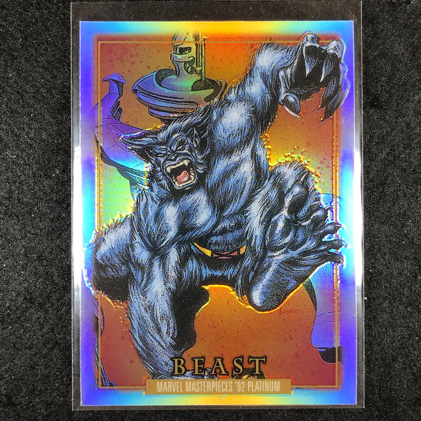 2024 Marvel Masterpieces '92 Platinum BEAST Base Rainbow #7
