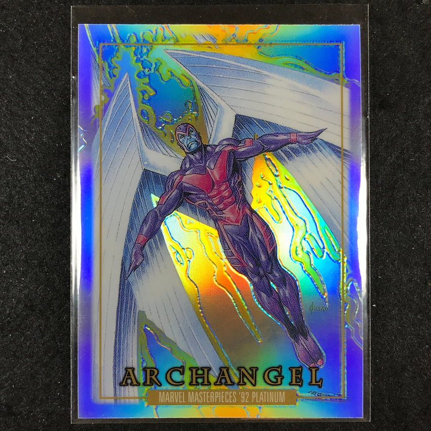 2024 Marvel Masterpieces '92 Platinum ARCHANGEL Base Rainbow #8