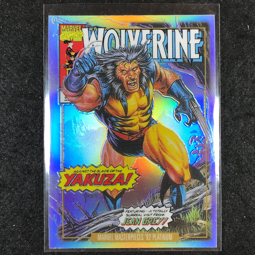 2024 Marvel Masterpieces '92 Platinum WOLVERINE Variant Cover Rainbow #94