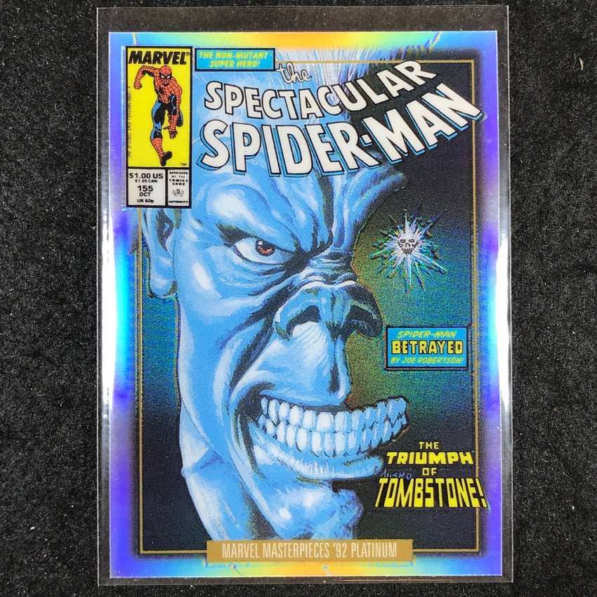 2024 Marvel Masterpieces '92 Platinum TOMBSTONE Variant Cover Rainbow #99