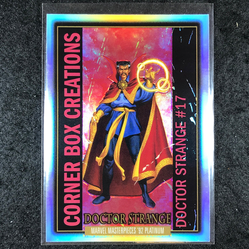 2024 Marvel Masterpieces '92 Platinum DOCTOR STRANGE Corner Box Rainbow #12