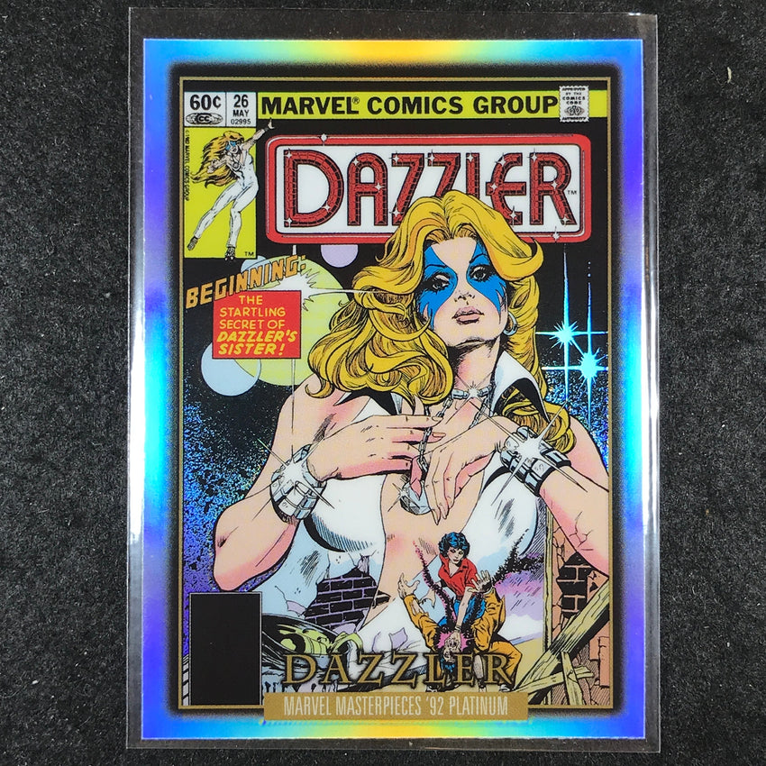 2024 Marvel Masterpieces '92 Platinum DAZZLER Fantastic Covers Rainbow #3