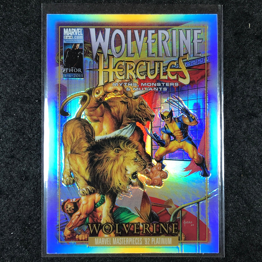 2024 Marvel Masterpieces '92 Platinum WOLVERINE Fantastic Covers Rainbow #6