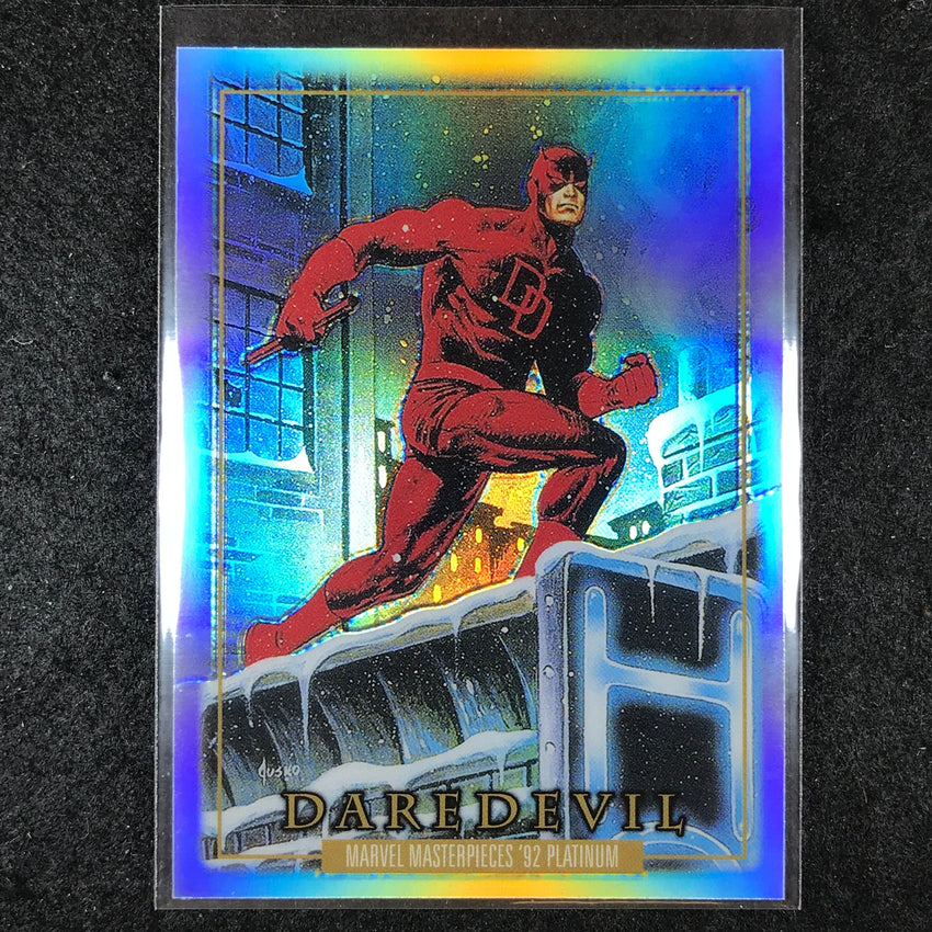 2024 Marvel Masterpieces '92 Platinum DAREDEVIL Base Rainbow #12