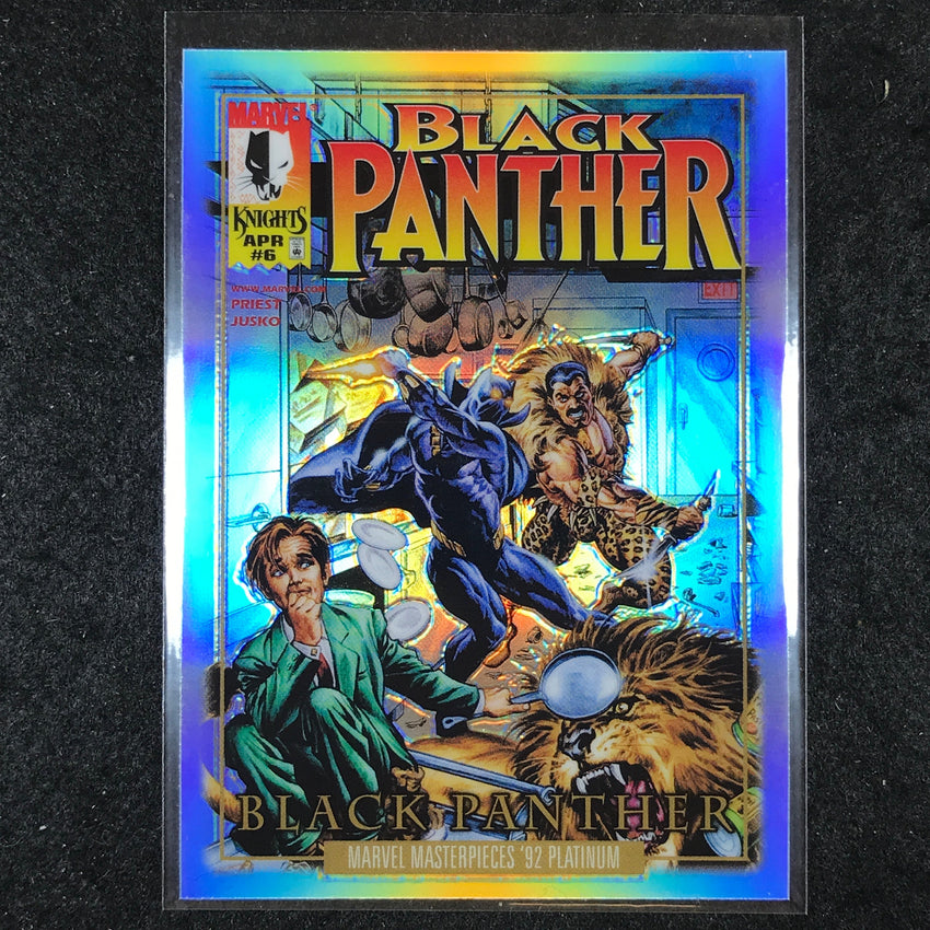 2024 Marvel Masterpieces '92 Platinum BLACK PANTHER Fantastic Covers Rainbow #9